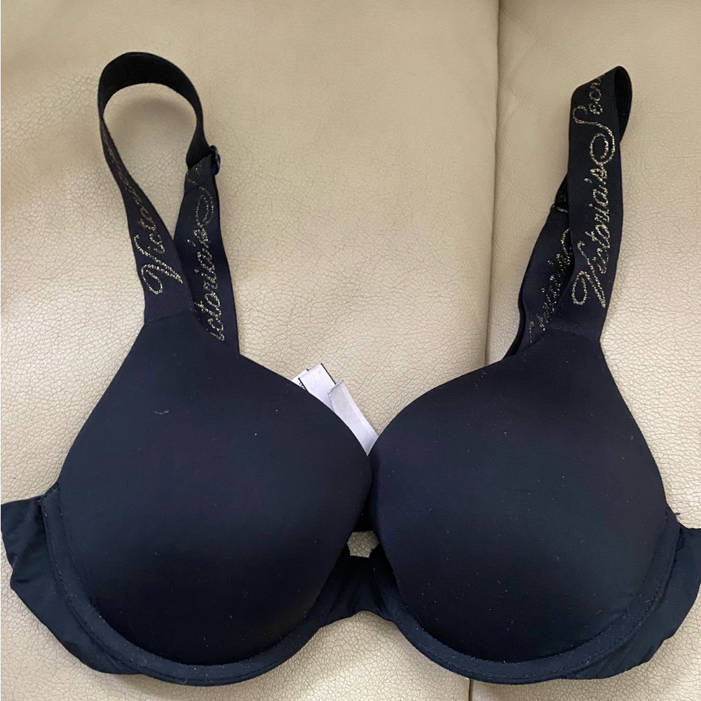 Victoria’s Secret Black & Gold T-Shirt Bra